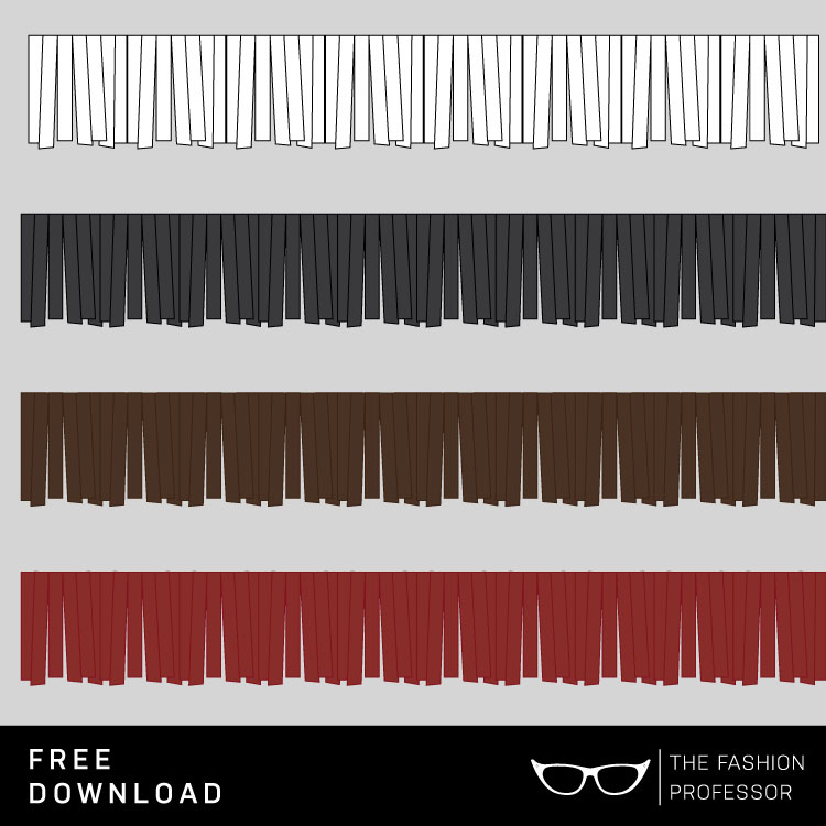 Free Vector Download Fringe Brush The Fashion Professor